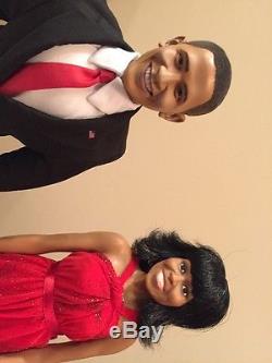 barack and michelle obama dolls