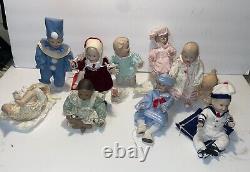 11 Ashton Drake Yolanda Bello PP 6 Babies Porcelain Baby Doll Set EXCELLENT