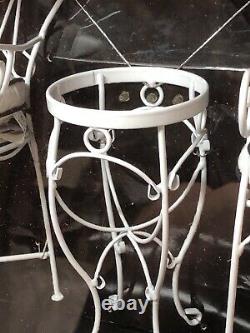 16 Ashton Drake Gene Accessories Patio Set White Chairs & Table Set MINT