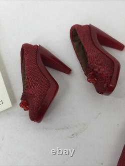 16 Ashton Drake Gene Violet Waters Doll Outfit Rouge Ear Noir Red Gown F57