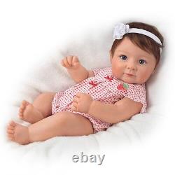17'' Ava Elise Lifelike Baby Doll by Ashton Drake, New