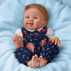 17 Sandy Faber Lifelike Poseable Baby Doll Apple Dumpling by Ashton-Drake