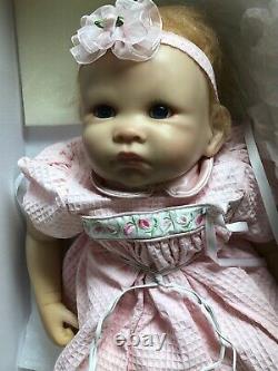 18 Ashton Drake Baby Girl Vinyl Doll Little Rose Petal Adorable MINT In Box