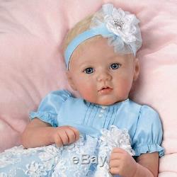 18'' Ella My Little Princess Lifelike Doll withCarriage by Ashton Drake