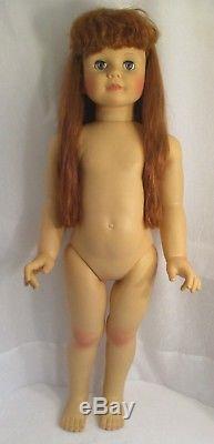 1980's Ashton Drake 35 Patti Playpal Doll, Auburn Hair, Blue Grey Eyes