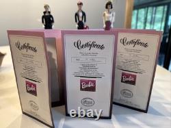 1995 Ashton Drake Classic Barbie 3-pc Ornament Set Heirloom Ornament Club #93623