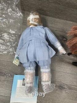 1995 Ashton Drake Gallerie Boy Doll WithHorse Bike Cindy Mcclur VICTORIAN PLAYTIME