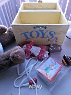 1996 ashton drake galleries who made this mess doll with toy chest and toys