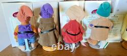 1999 Boxed Ashton-Drake Disney SNOW WHITE & SEVEN DWARFS Porcelain Dolls +COA