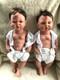 2 AshtonDrake Weighted Silicone Twin Baby Doll by Linda Murray AEL 2006 A856 855