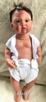 2 AshtonDrake Weighted Silicone Twin Baby Doll by Linda Murray AEL 2006 A856 855