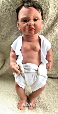 2 AshtonDrake Weighted Silicone Twin Baby Doll by Linda Murray AEL 2006 A856 855