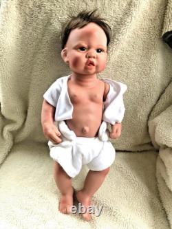 2 AshtonDrake Weighted Silicone Twin Baby Doll by Linda Murray AEL 2006 A856 855