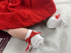 20 Ashton Drake Thumbelina Doll in Christmas Outfit Vinyl Vintage Repro 2003