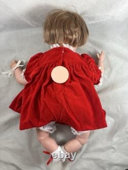 20 Ashton Drake Thumbelina Doll in Christmas Outfit Vinyl Vintage Repro 2003
