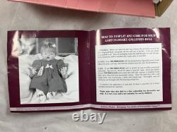 20 Ashton Drake Thumbelina Doll in Christmas Outfit Vinyl Vintage Repro 2003