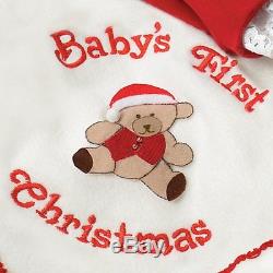 21 Ashton Drake Baby's First Christmas with Basket and Teddy Bear Signature Ed