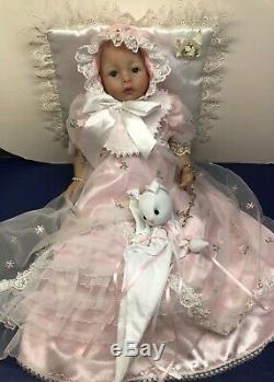23 Ashton Drake Galleries So Truly Real Blonde Baby Girl WithRosary With Box