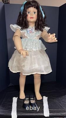 30 Ashton Drake ADG Doll Curly Brunette Lace Dress Original Read