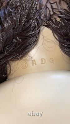 30 Ashton Drake ADG Doll Curly Brunette Lace Dress Original Read 30 Ashton Drake ADG Doll Curly Brunette Lace Dress Original Read