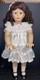 35 Ashton Drake ADG Poseable Brunette Doll White Lace Dress