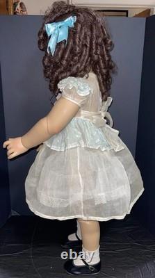 35 Ashton Drake Galleries Poseable Brunette Doll Curly Hair ADG