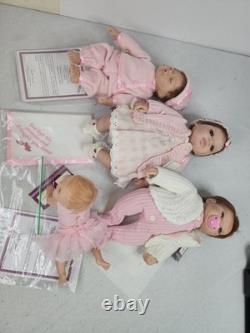 (4) Vintage Ashton Drake Dolls Bundle 2 With COA