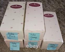 5 RARE Ashton Drake Rainbow of Love Series Dolls in Original Boxes & COA's