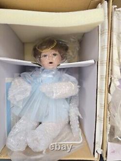 5 ashton Drake dolls porcelain Includes love, wisdom, happiness, faith, charity
