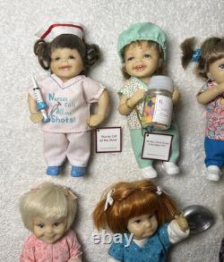 8 Ashton-Drake Nurse's RX Love & Laughter Collectible Doll Collection Dolls Lot