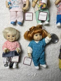 8 Ashton-Drake Nurse's RX Love & Laughter Collectible Doll Collection Dolls Lot