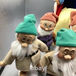 (8)Snow White and the Seven Dwarfs Ashton-Drake Porcelain Dolls-Limited Edition