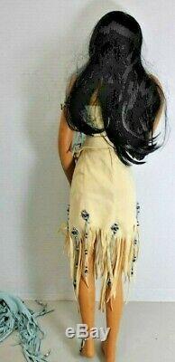 A21 27 Native American Princess Porcelain Doll Ashton Drake Wind Seeker & GWP