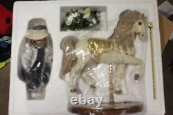 ASHTON DRAKE 1998 FOUR SEASONS HORSE CAROUSEL with SEASONAL DOLLS BY GABY RADEMANN