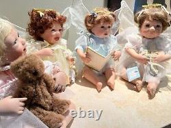ASHTON DRAKE 4 Doll Angel Collection Faith Hope Love Happiness