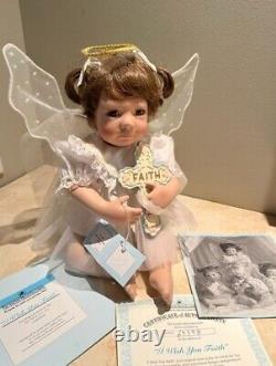 ASHTON DRAKE 4 Doll Angel Collection Faith Hope Love Happiness