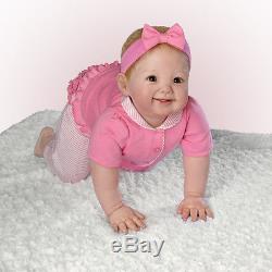 Ashton Drake Aubrey Crawling Baby Doll By Linda Murray