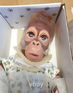 ASHTON DRAKE BABY PONGO Orangutan Monkey Realistic Reborn Doll New in Box