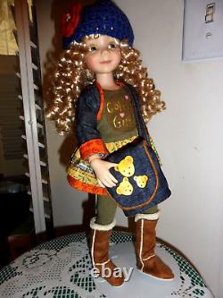 ASHTON DRAKE / DIANNA EFFNER 12 IN BJD GOLDIE GIRL (GOLDILOCKS) WithSTAND