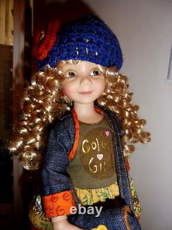 ASHTON DRAKE / DIANNA EFFNER 12 IN BJD GOLDIE GIRL (GOLDILOCKS) WithSTAND