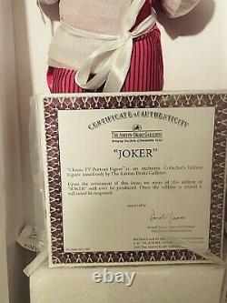 ASHTON- DRAKE GALLERIES JOKER DOLL BRAND NEW IN BOX LIMITED TO 300 Pieces. WOW