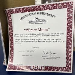 ASHTON DRAKE Galleries Retired WINTER MOON Native American Doll Sandra Bilotto
