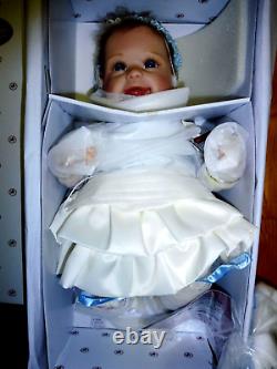 ASHTON DRAKE/ LINDA MURRAY 19 VINYL DOLL PRECIOUS IN PEARLS NIB WithCOA