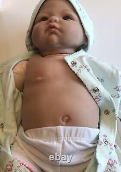 ASHTON DRAKE LINDA MURRAY REBORN BABY DOLL REAL FEEL WEIGHTED GIRL, Anatomically