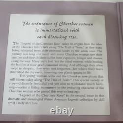 ASHTON DRAKE Legend of the Cherokee Rose Nat/Amer Porc doll Cindy McClure New