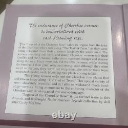 ASHTON DRAKE Legend of the Cherokee Rose Nat/Amer Porc doll Cindy McClure New