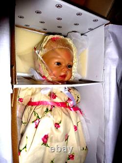 ASHTON DRAKE/MICHELLE FAGAN SILICONE & CLOTH DOLL LILY ROSE WithACCESORIES & COA