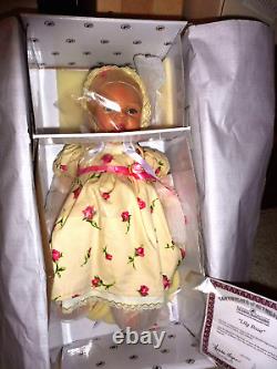 ASHTON DRAKE/MICHELLE FAGAN SILICONE & CLOTH DOLL LILY ROSE WithACCESORIES & COA