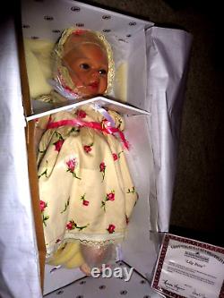 ASHTON DRAKE/MICHELLE FAGAN SILICONE & CLOTH DOLL LILY ROSE WithACCESORIES & COA