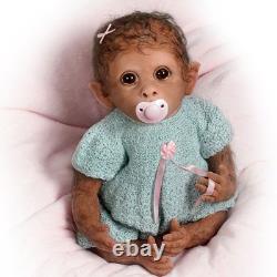 ASHTON DRAKE So Truly Real CLEMENTINE Needs A Cuddle Baby MONKEY Doll NEW